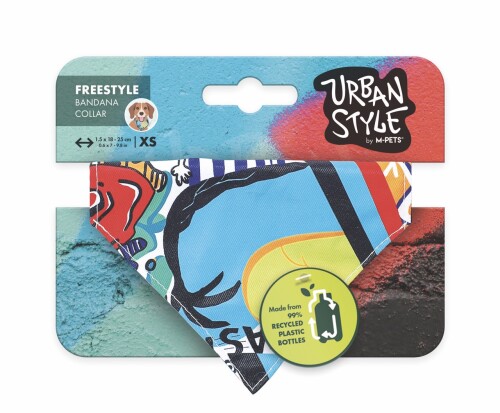 M-Pets Urban Style Freestyle Bandanalı Köpek Tasması Xs - 1