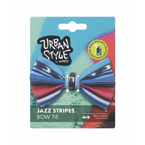 M-Pets Urban Style Jazz Stripes Kedi Papyonu L - 1