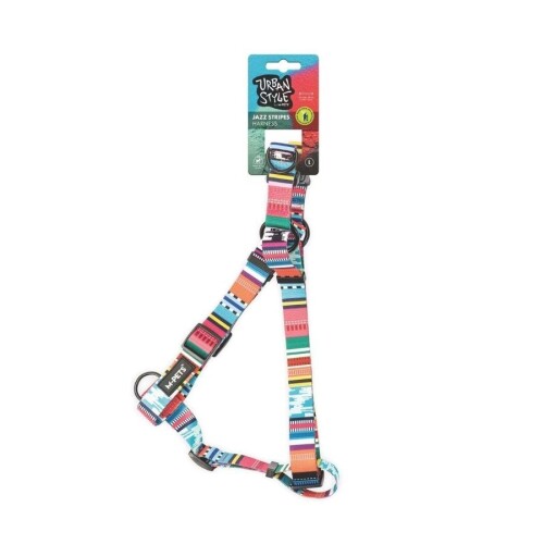 M-Pets Urban Style Jazz Stripes Köpek Göğüs Tasması L - 1