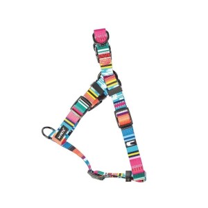 M-Pets Urban Style Jazz Stripes Köpek Göğüs Tasması L - 2