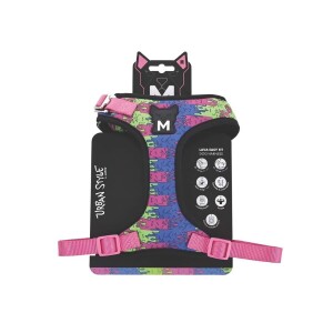 M-Pets Urban Style Lava Easy Fit Pembe Köpek Göğüs Tasması M - M-Pets