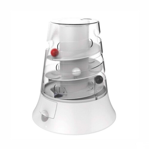 M-Pets Vortex Elektronik Kedi Oyuncağı Beyaz - 2