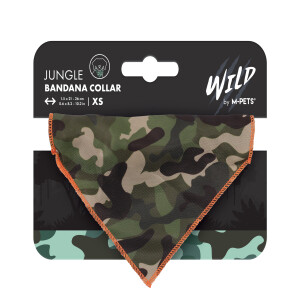 M-Pets Wild Jungle Bandanalı Köpek Tasması Xs - M-Pets
