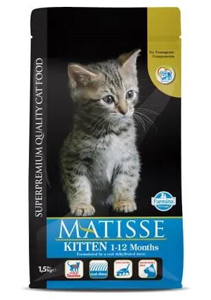Matisse Kitten Yavru ve Emziren Kediler İçin Kuru Mama 1,5 kg - 1