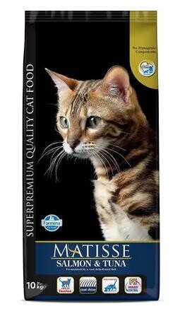 Matisse Somonlu Tuna Balıklı Yetişkin Kedi Maması 10 Kg - 1