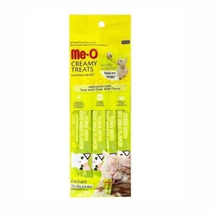 Me-O Creamy Ton Balıklı ve Keçi Sütlü Yetişkin Kedi Ödülü 4x15 gr - Me-O