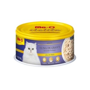 Me-O Delite Soslu Ton Balıklı Yetişkin Kedi Konservesi 80 Gr - Me-O