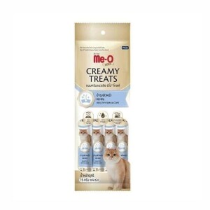 Me-O Gold Creamy Ton Balıklı ve Biotinli Yetişkin Kedi Ödülü 4x15 Gr - Me-O