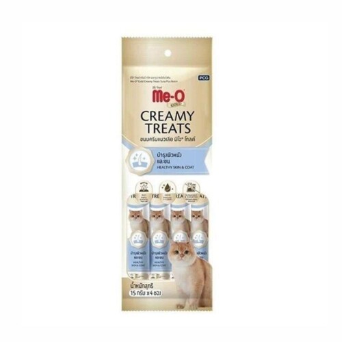 Me-O Gold Creamy Ton Balıklı ve Biotinli Yetişkin Kedi Ödülü 4x15 Gr - 1