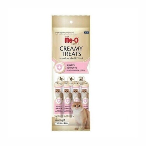 Me-O Gold Creamy Ton Balığı ve Turna Yemişi Yetişkin Kedi Ödülü 4x15 Gr - 1