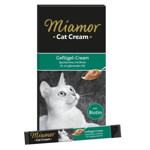 Miamor Cream Tavuklu Kedi Ödülü 6 x 15 gr - Miamor