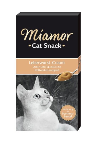 Miamor Cream Ciğerli Kedi Ödülü 6 X 15 gr - 1