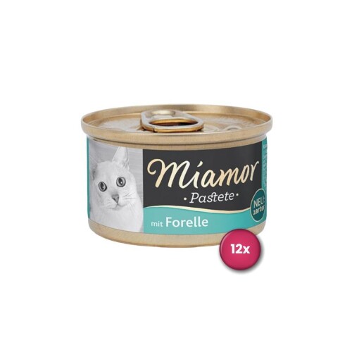 Miamor Pastete Alabalıklı Kedi Konservesi 85 gr X 12 Adet - 1
