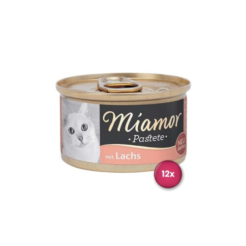 Miamor Pastete Somonlu Yetişkin Kedi Konservesi 85 Gr X 12 Adet - 1