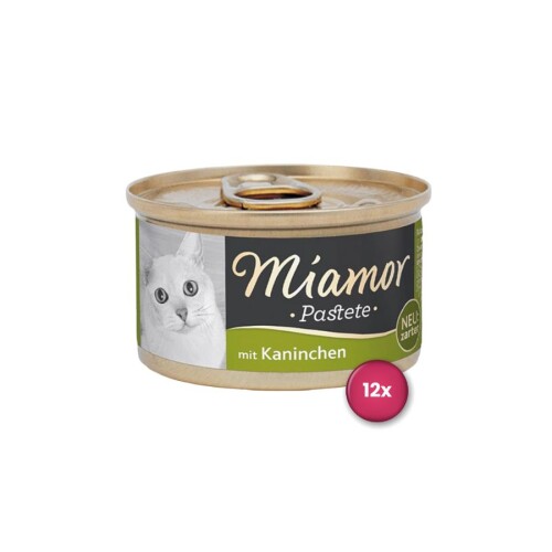 Miamor Pastete Tavşanlı Kedi Konservesi 85 gr X 12 Adet - 1