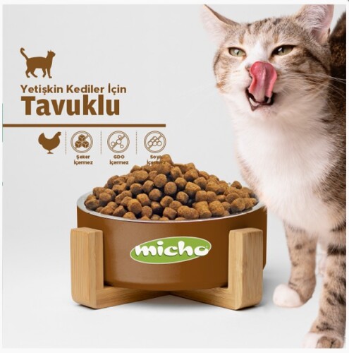 Micho Tavuklu Hamsili Yetişkin Kedi Maması 15 kg - 2