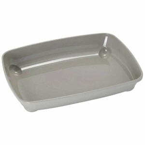 Moderna Açık Yavru Kedi Tuvaleti Gri 37 cm - Moderna