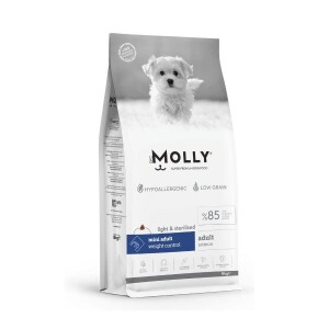 Molly Düşük Tahıllı Hypoallergenic Somonlu Küçük Irk Kısırlaştırılmış Yetişkin Köpek Maması 8 Kg - Molly