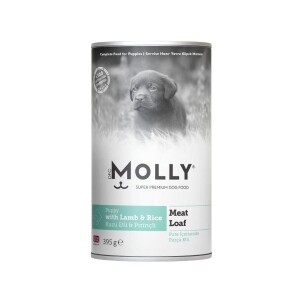 Molly Pate Ezme Kuzulu Yavru Köpek Konservesi 395 Gr - Molly