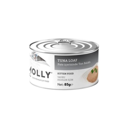 Molly Pate Ton Balıklı Tahılsız Yavru Kedi Konservesi 85 gr - 1