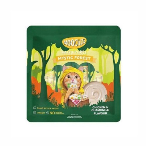 Moochie Creamy Tavuklu ve Papatyalı Sıvı Krema Kedi Ödülü 25x15 gr - 1