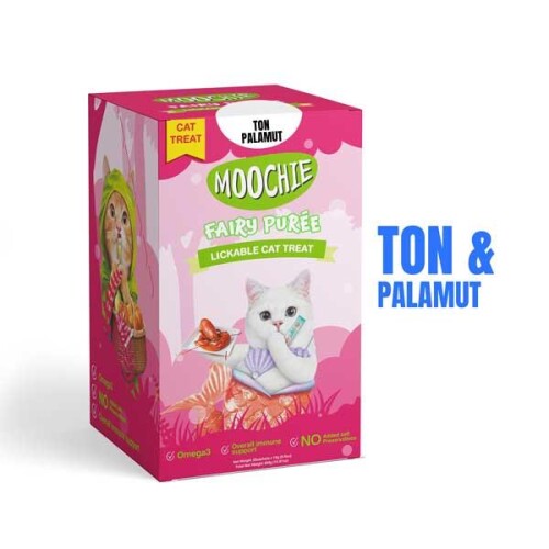 Moochie Creamy Ton Balıklı ve Palamutlu Sıvı Krema Kedi Ödülü 30x15 gr - 1