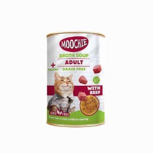 Moochie Dana Etli Yetişkin Kedi Çorbası 135 ml - Moochie