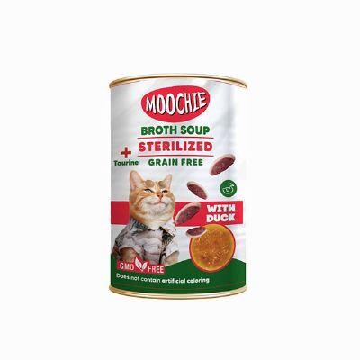 Moochie Kısırlaştırılmış Kediler İçin Ördekli Kedi Çorbası 135 ml - 1