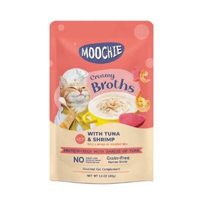 Moochie Ton Balıklı ve Karidesli Kedi Çorbası 40 gr - 1