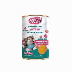 Moochie Yavru Kediler İçin Tavuklu Çorba 135 ml - Moochie