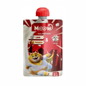 Moow Taze Kuzulu Balkabaklı ve Keçi Sütlü Kedi Et Ezmesi 90 gr - Moow