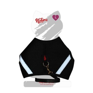 Natura Air Net Kedi Bel Tasması L Siyah - Natura