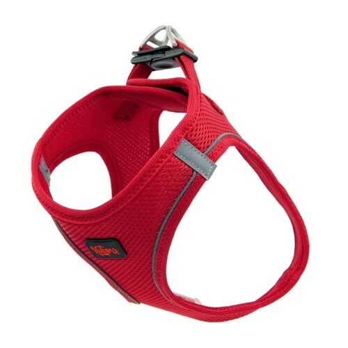 Natura Air Yumuşak Doku Köpek Bel Tasması M Kırmızı - 1