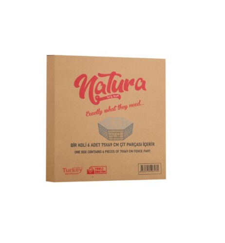 Natura Altıgen Kedi Köpek Oyun Çiti Büyük 75 Cm X 69 Cm - 1