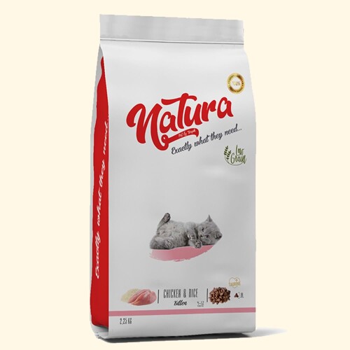 Natura Düşük Tahıllı Tavuklu Yavru Kedi Maması 2 kg - 1