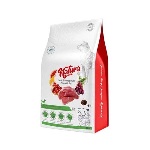 Natura Premium Kuzulu Narlı Küçük Irk Yetişkin Köpek Maması 2,75 kg - 1
