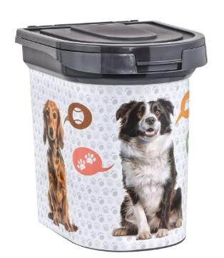 Natura Tekerlekli Mama Saklama Kabı 33 lt - 1