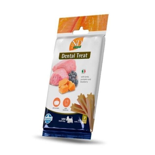 N&D Kuzulu Yaban Mersinli Diş Sağlığı Mini Köpek Ödülü 60 Gr - 1