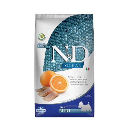 N&D Ocean Tahılsız Balıklı Küçük Irk Yetişkin Köpek Maması 2,5 kg - 1