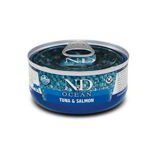 N&D Ocean Ton Balıklı ve Somonlu Yetişkin Kedi Konservesi 80 gr - 1
