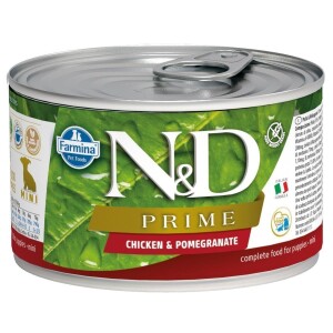 N&D Prime Puppy Mini Tavuk ve Narlı Yavru Köpek Konservesi 140 gr - N&D