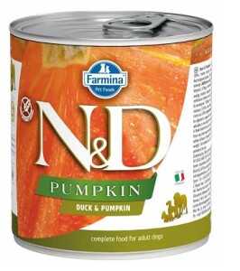 N&D Pumpkin Balkabaklı Tahılsız Ördekli Yetişkin Köpek Konservesi 285 gr - N&D