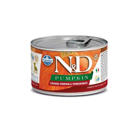 N&D Pumpkin Tavuklu Puppy Mini Köpek Konservesi 140 gr - 1