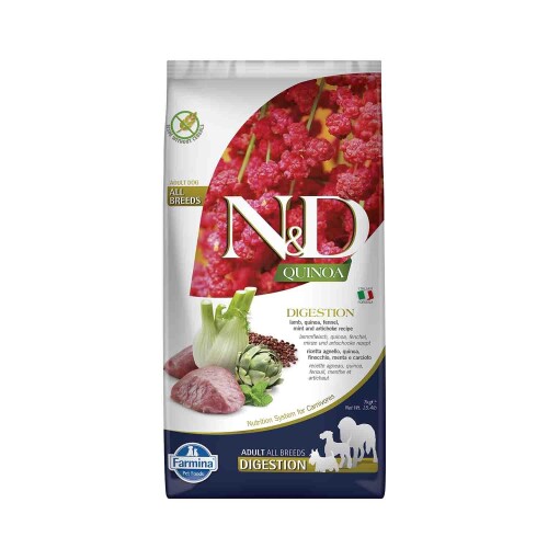 N&D Quinoa Digestion Kuzu Etli Yetişkin Köpek Maması 7 kg - 1
