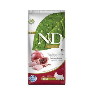N&D Tahılsız Tavuklu Narlı Küçük Irk Yetişkin Köpek Maması 7 kg - N&D