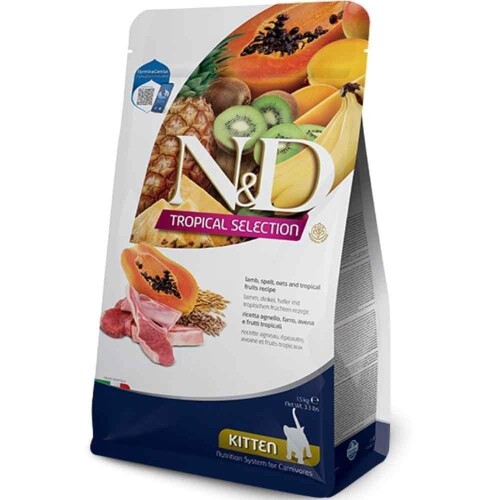 N&D Tropical Kuzulu Yavru Kedi Maması 1.5 Kg - 1