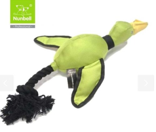 Nunbell Dayanıklı Kumaştan Ördek Köpek Oyuncağı 35 cm - 1