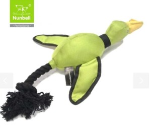 Nunbell Dayanıklı Kumaştan Ördek Köpek Oyuncağı 35 cm - Nunbell