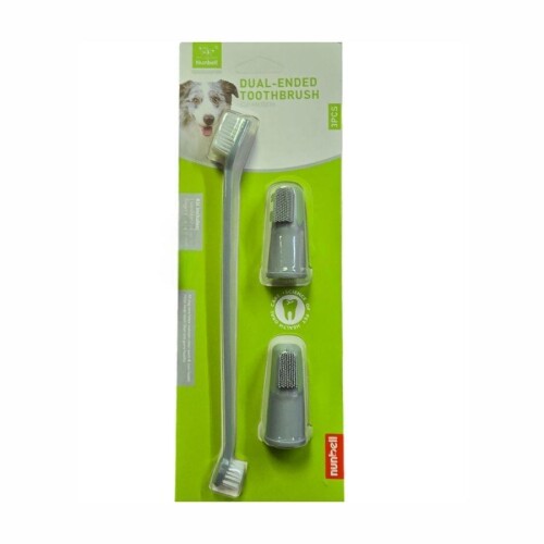 Nunbell Dental Care 3'lü Köpek Diş Temizleme Fırçası - 1