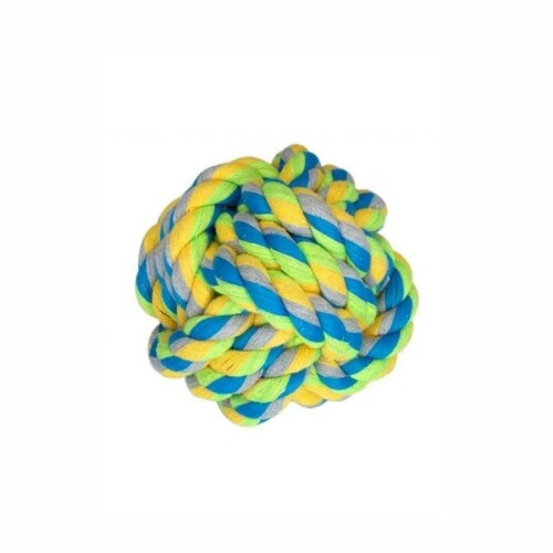 Nunbell İp Stres Topu Köpek Oyuncağı 6 Cm - 1